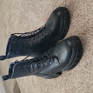 Madden Girl Combat Boots